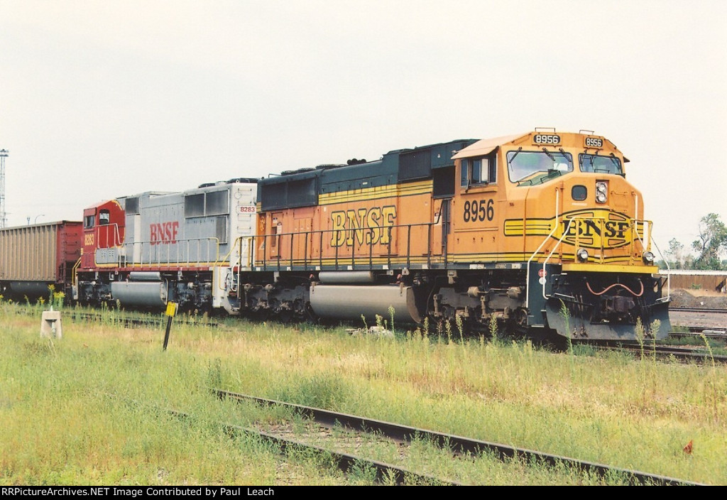 Empty coal train rolls east